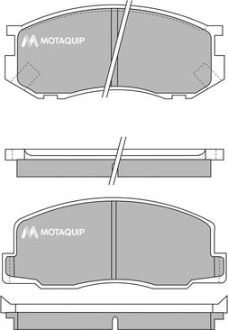 Motaquip LVXL456 - Гальмівні колодки, дискові гальма avtolavka.club