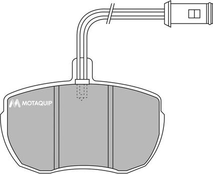 Motaquip LVXL547 - Гальмівні колодки, дискові гальма avtolavka.club