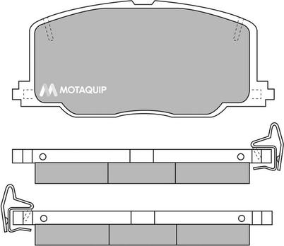 Motaquip LVXL559 - Гальмівні колодки, дискові гальма avtolavka.club