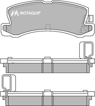 Motaquip LVXL575 - Гальмівні колодки, дискові гальма avtolavka.club