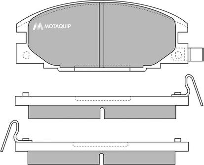 Motaquip LVXL646 - Гальмівні колодки, дискові гальма avtolavka.club