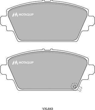 Motaquip LVXL643 - Гальмівні колодки, дискові гальма avtolavka.club