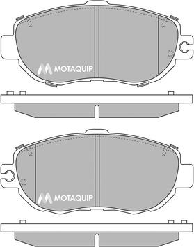 Motaquip LVXL141 - Гальмівні колодки, дискові гальма avtolavka.club