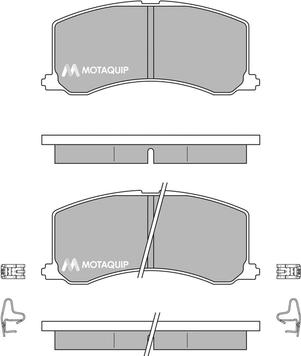 Motaquip LVXL156 - Гальмівні колодки, дискові гальма avtolavka.club