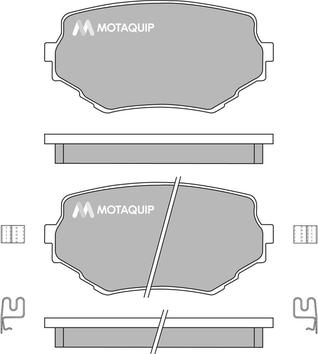 Motaquip LVXL161 - Гальмівні колодки, дискові гальма avtolavka.club