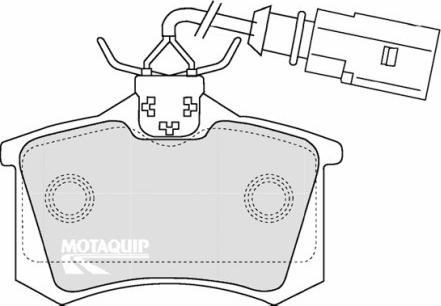 Motaquip LVXL1097 - Гальмівні колодки, дискові гальма avtolavka.club