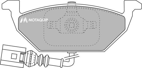 Motaquip LVXL1015 - Гальмівні колодки, дискові гальма avtolavka.club