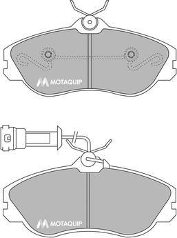 Motaquip LVXL108 - Гальмівні колодки, дискові гальма avtolavka.club