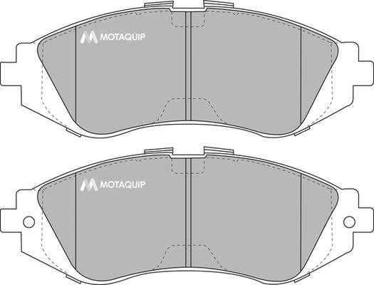 Motaquip LVXL1036 - Гальмівні колодки, дискові гальма avtolavka.club