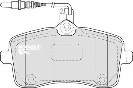 Motaquip LVXL1161 - Гальмівні колодки, дискові гальма avtolavka.club