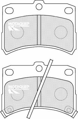 Motaquip LVXL1180 - Гальмівні колодки, дискові гальма avtolavka.club