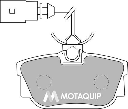 Motaquip LVXL1134 - Гальмівні колодки, дискові гальма avtolavka.club