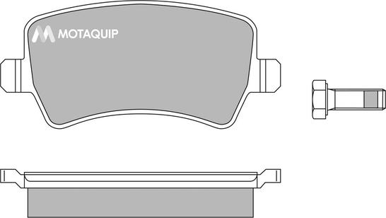 Motaquip LVXL1356 - Гальмівні колодки, дискові гальма avtolavka.club