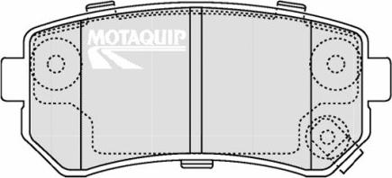 Motaquip LVXL1310 - Гальмівні колодки, дискові гальма avtolavka.club