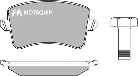 Motaquip LVXL1387 - Гальмівні колодки, дискові гальма avtolavka.club