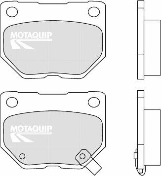 Motaquip LVXL1324 - Гальмівні колодки, дискові гальма avtolavka.club