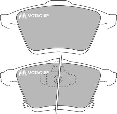 Motaquip LVXL1328 - Гальмівні колодки, дискові гальма avtolavka.club