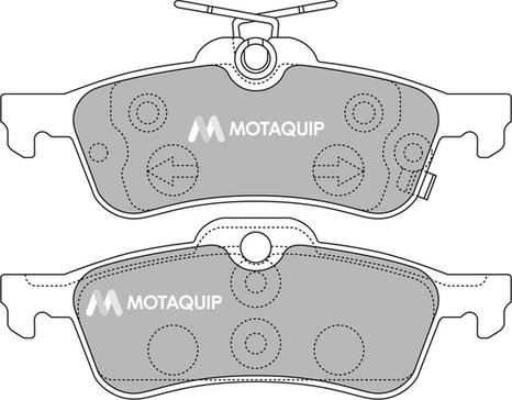 Motaquip LVXL1322 - Гальмівні колодки, дискові гальма avtolavka.club