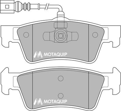 Motaquip LVXL1375 - Гальмівні колодки, дискові гальма avtolavka.club