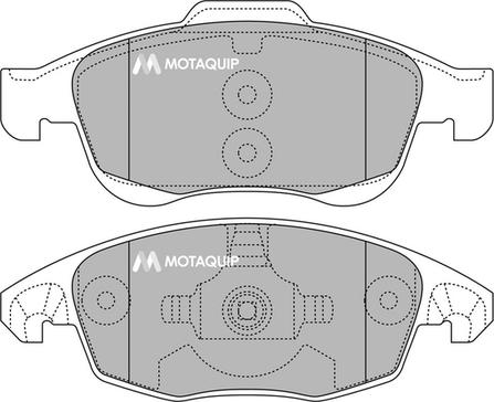 Motaquip LVXL1372 - Гальмівні колодки, дискові гальма avtolavka.club