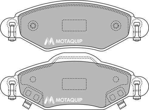 Motaquip LVXL1248 - Гальмівні колодки, дискові гальма avtolavka.club