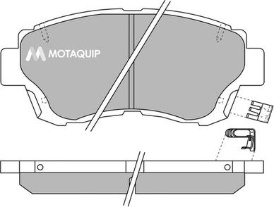 Motaquip LVXL124 - Гальмівні колодки, дискові гальма avtolavka.club