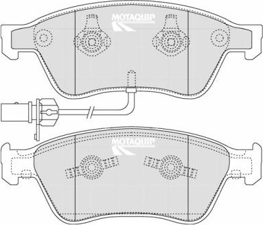 Motaquip LVXL1263 - Гальмівні колодки, дискові гальма avtolavka.club