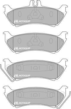 Motaquip LVXL1215 - Гальмівні колодки, дискові гальма avtolavka.club