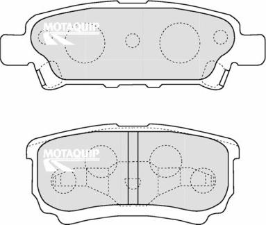 Motaquip LVXL1218 - Гальмівні колодки, дискові гальма avtolavka.club