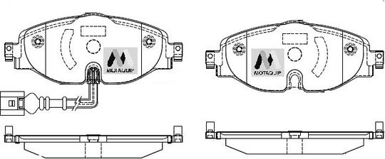 Motaquip LVXL1749 - Гальмівні колодки, дискові гальма avtolavka.club