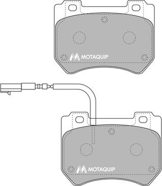 Motaquip LVXL1700 - Гальмівні колодки, дискові гальма avtolavka.club