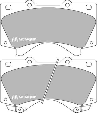 Motaquip LVXL1701 - Гальмівні колодки, дискові гальма avtolavka.club