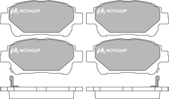 Motaquip LVXL1713 - Гальмівні колодки, дискові гальма avtolavka.club