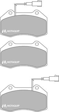 Motaquip LVXL1723 - Гальмівні колодки, дискові гальма avtolavka.club