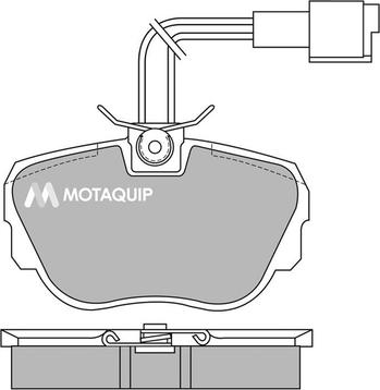 Motaquip LVXL399 - Гальмівні колодки, дискові гальма avtolavka.club