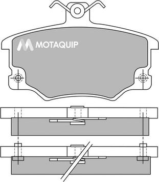 Motaquip LVXL390 - Гальмівні колодки, дискові гальма avtolavka.club