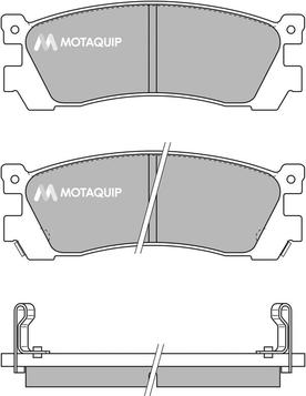 Motaquip LVXL392 - Гальмівні колодки, дискові гальма avtolavka.club