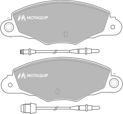 Motaquip LVXL319 - Гальмівні колодки, дискові гальма avtolavka.club