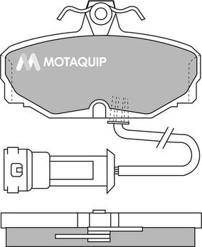 Motaquip LVXL389 - Гальмівні колодки, дискові гальма avtolavka.club