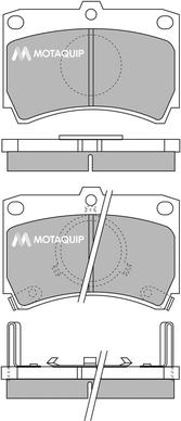 Motaquip LVXL383 - Гальмівні колодки, дискові гальма avtolavka.club