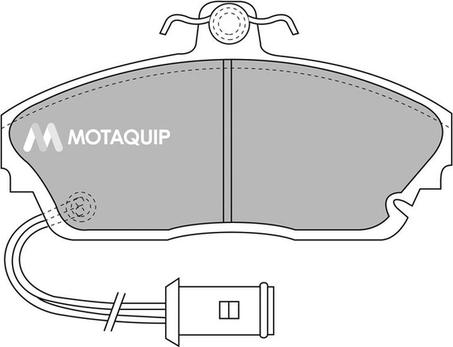 Motaquip LVXL387 - Гальмівні колодки, дискові гальма avtolavka.club