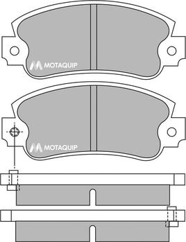 Motaquip LVXL324 - Гальмівні колодки, дискові гальма avtolavka.club