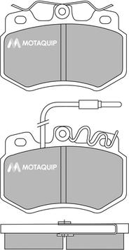 Motaquip LVXL378 - Гальмівні колодки, дискові гальма avtolavka.club