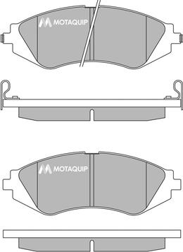 Motaquip LVXL222 - Гальмівні колодки, дискові гальма avtolavka.club