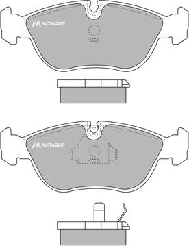 Motaquip LVXL741 - Гальмівні колодки, дискові гальма avtolavka.club