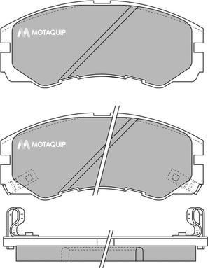 Motaquip LVXL756 - Гальмівні колодки, дискові гальма avtolavka.club