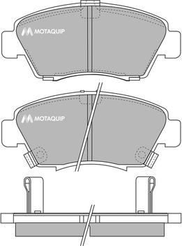 Motaquip LVXL752 - Гальмівні колодки, дискові гальма avtolavka.club