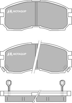 Motaquip LVXL719 - Гальмівні колодки, дискові гальма avtolavka.club