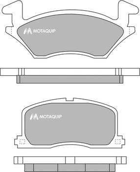 Motaquip LVXL736 - Гальмівні колодки, дискові гальма avtolavka.club