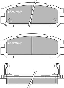 Motaquip LVXL733 - Гальмівні колодки, дискові гальма avtolavka.club